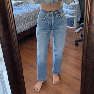 Re/done 70s Stove Pipe Jeans